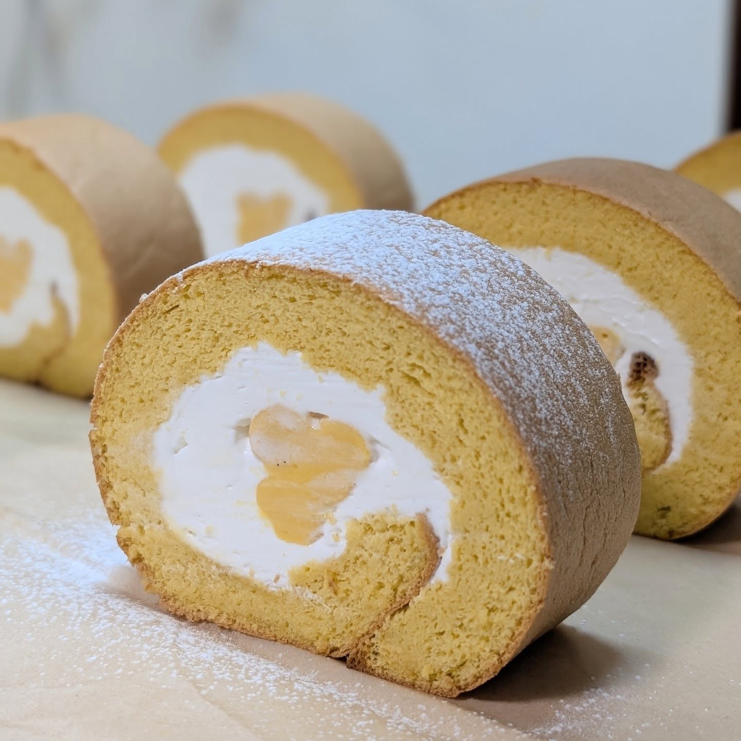 米粉のロールケーキ