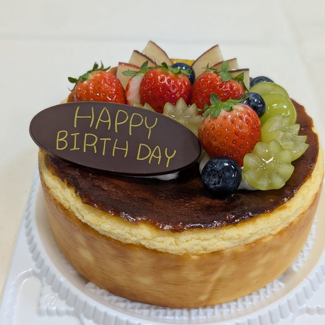 バスクチーズケーキデコレーション