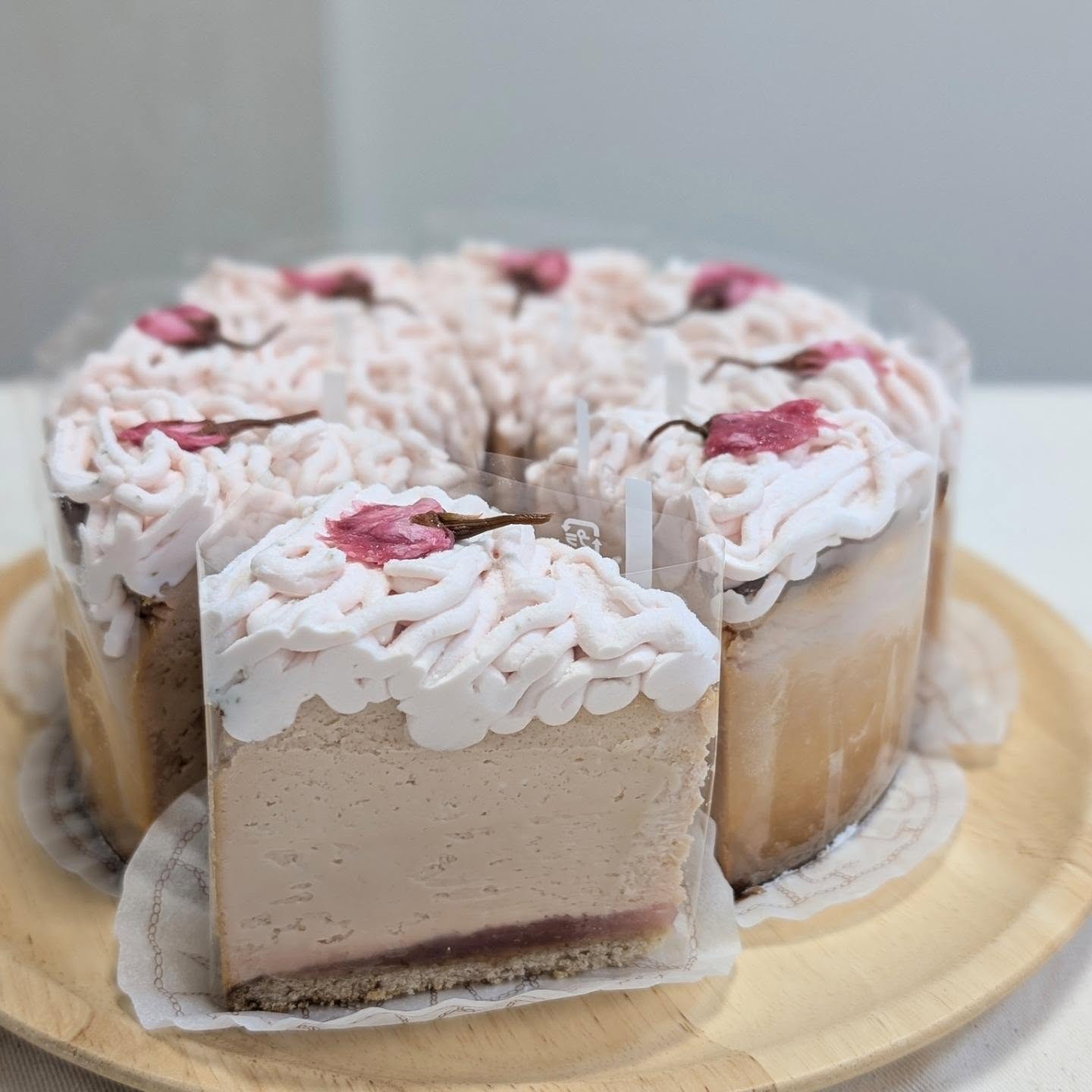 桜のチーズケーキ